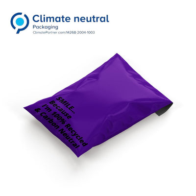 100% Recycled Purple Mail Bags