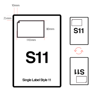 (SRL11) Single Integrated Label