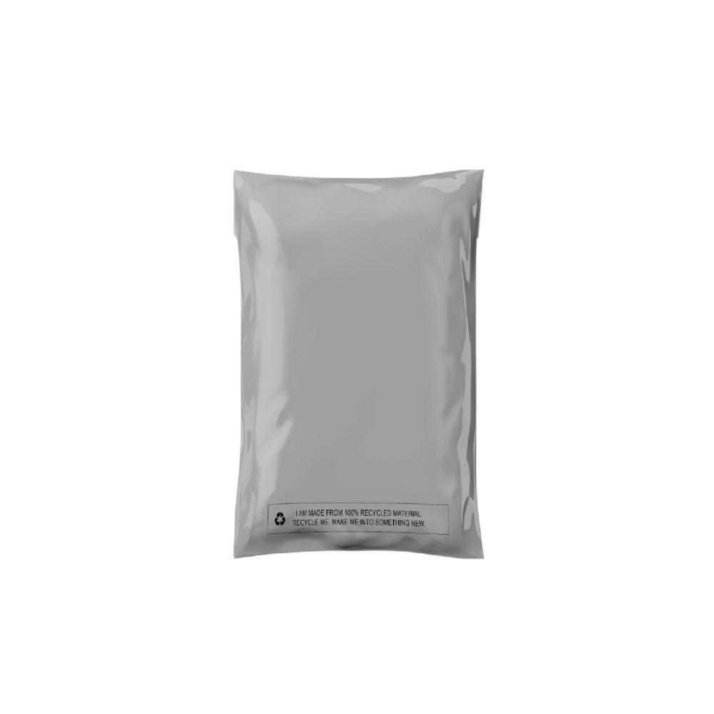 Grey Recycled Mail Bag (4.5x7 inch/11.4x17.8cm)