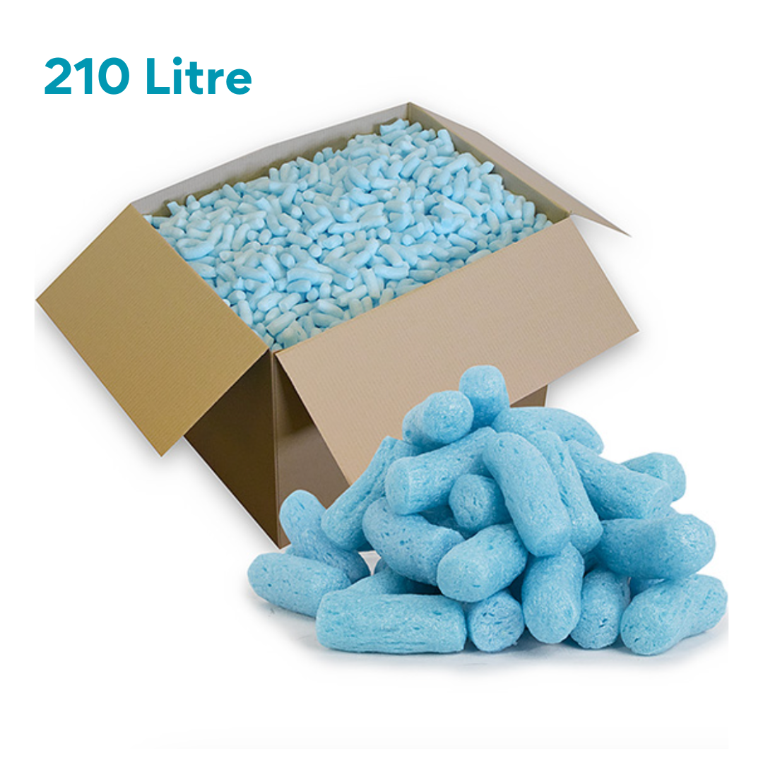 Compostable Blue Packing Peanuts 210L