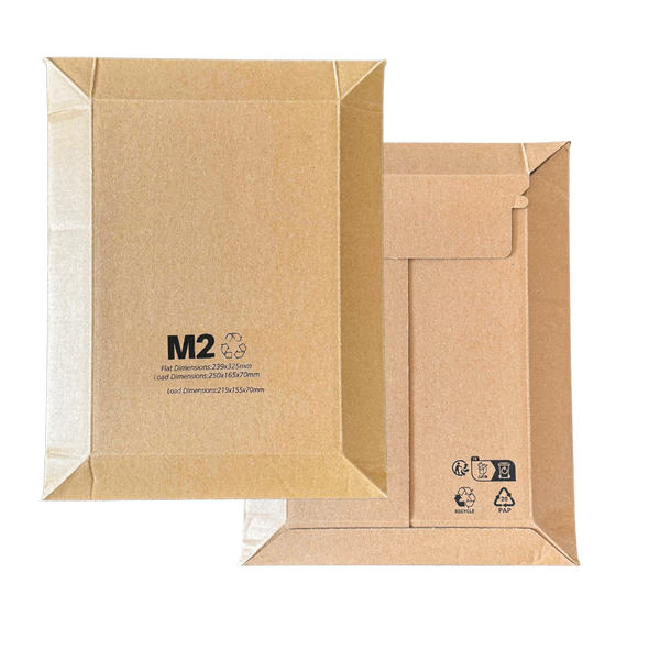 M2 Cardboard Capacity Mailer on white background