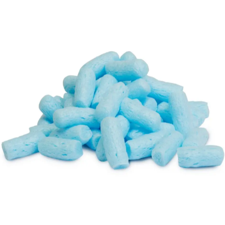 Blue Packing Peanuts