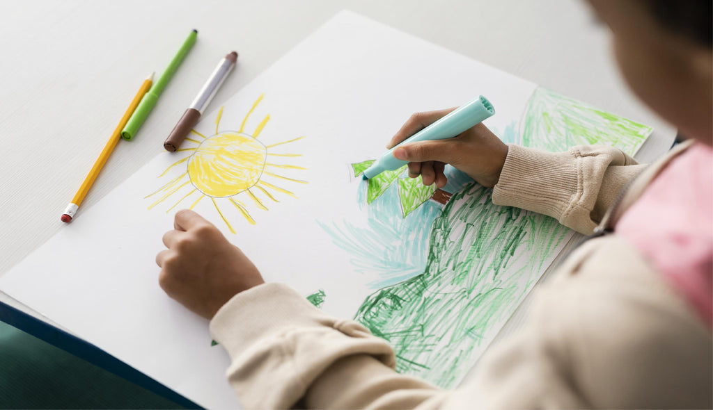 Child drawing a picture