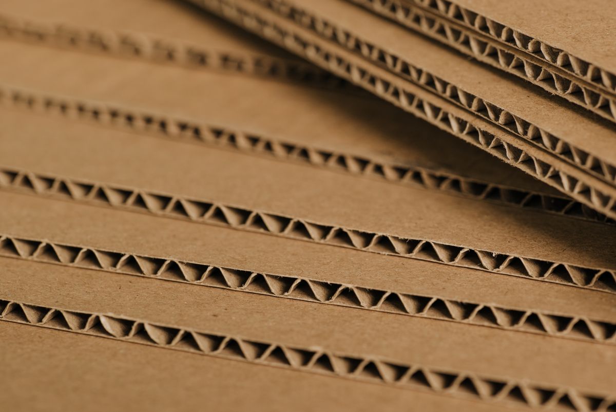 corrugated cardboard