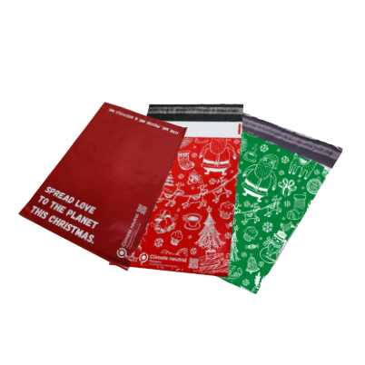 100% Recycled Christmas Mail Bags