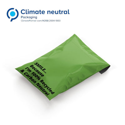 100% Recycled Green Mail Bags