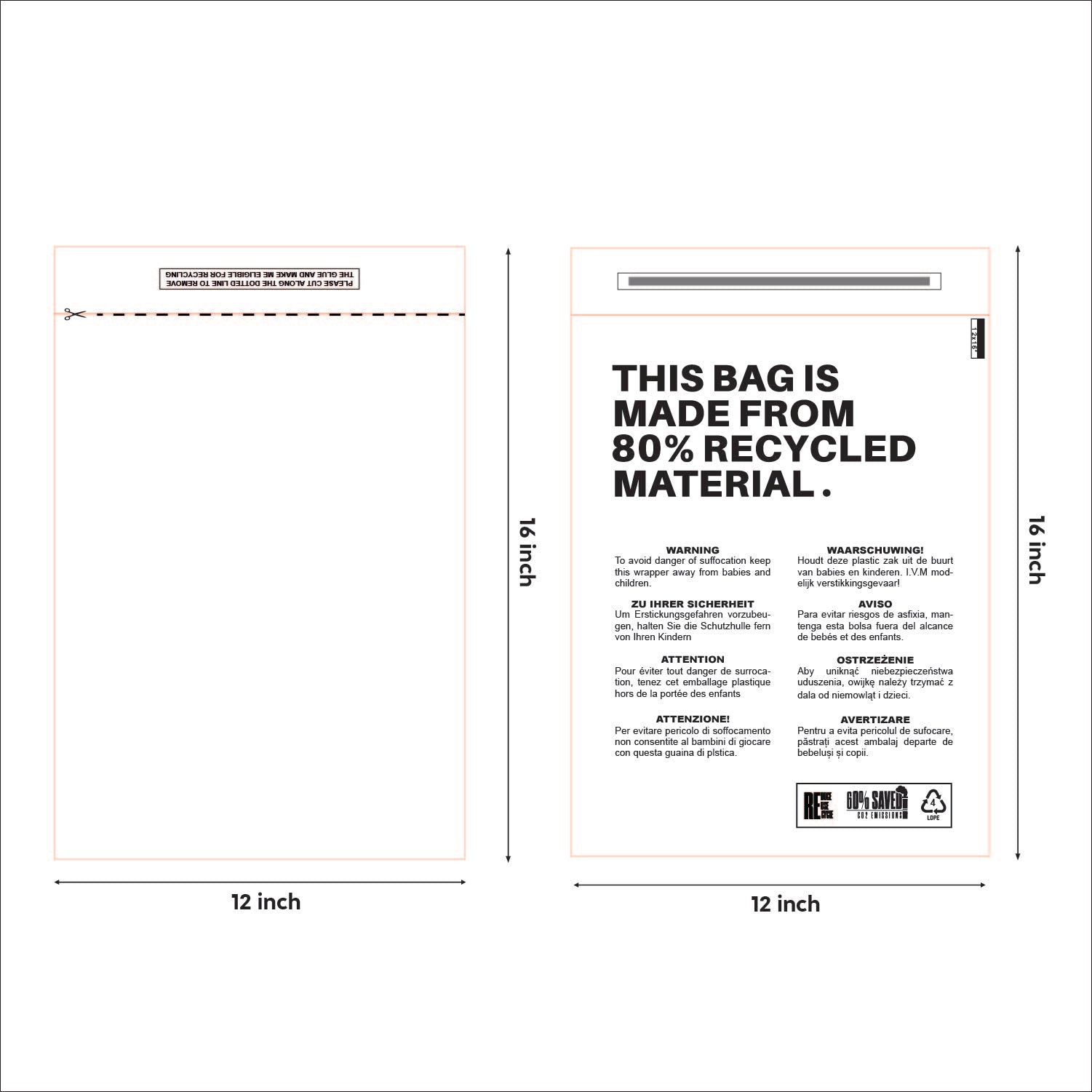 Clear Bags |Retail and merchandise packaging