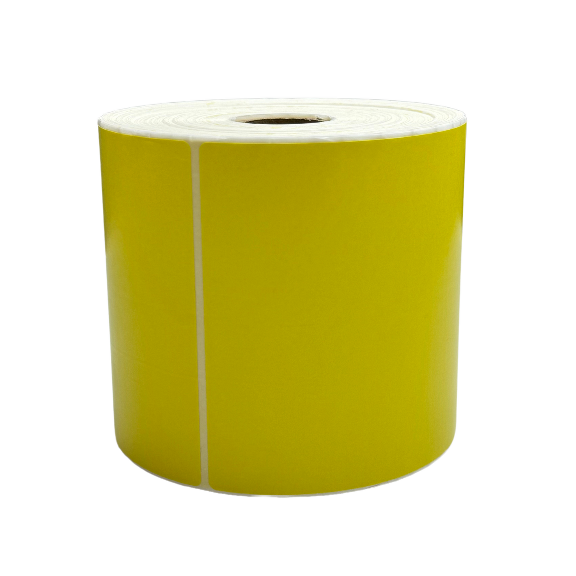 lying up yellow thermal label