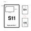 (SRL11) Single Integrated Label
