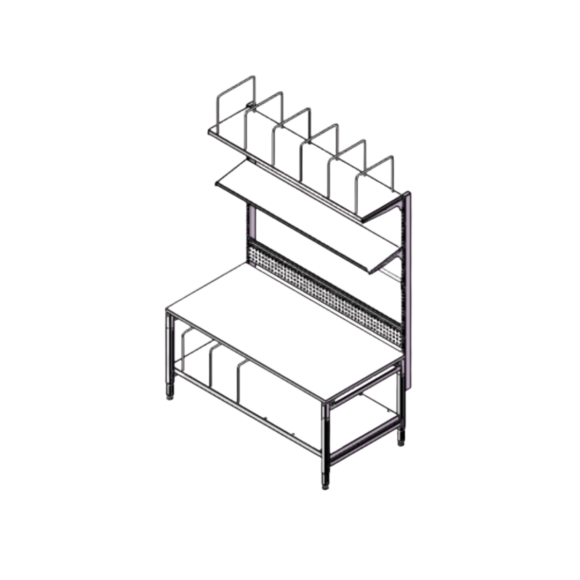 Packing table 1500 x 750 mm