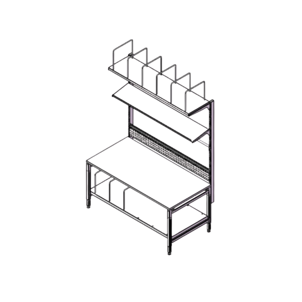 Packing table 1500 x 750 mm