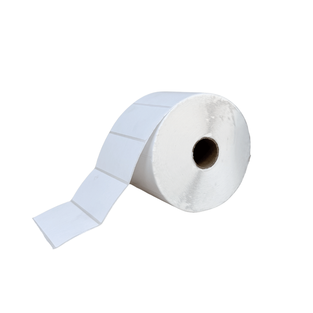 3x1.5 thermal label in white background