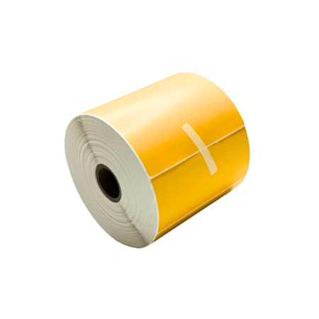 4x6 orange Thermal Label