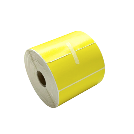 4x6 yellow Thermal Label