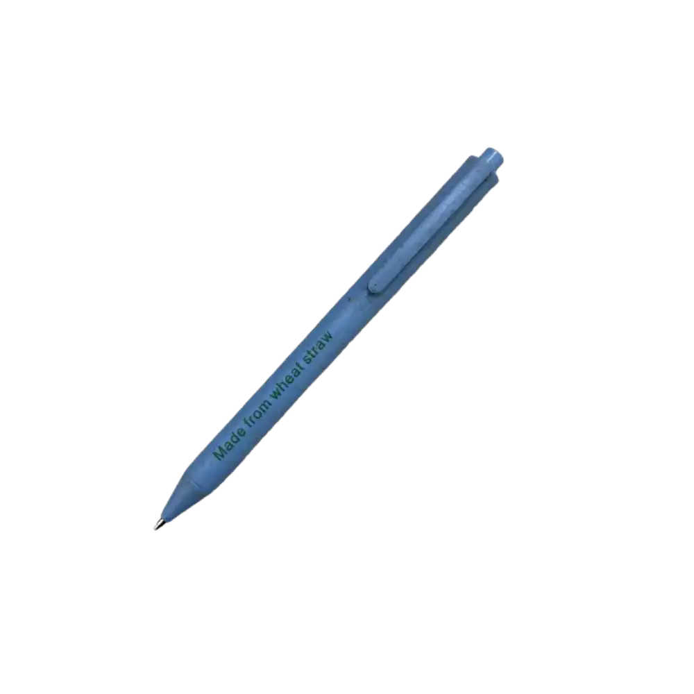 Blue wheat straw pen 