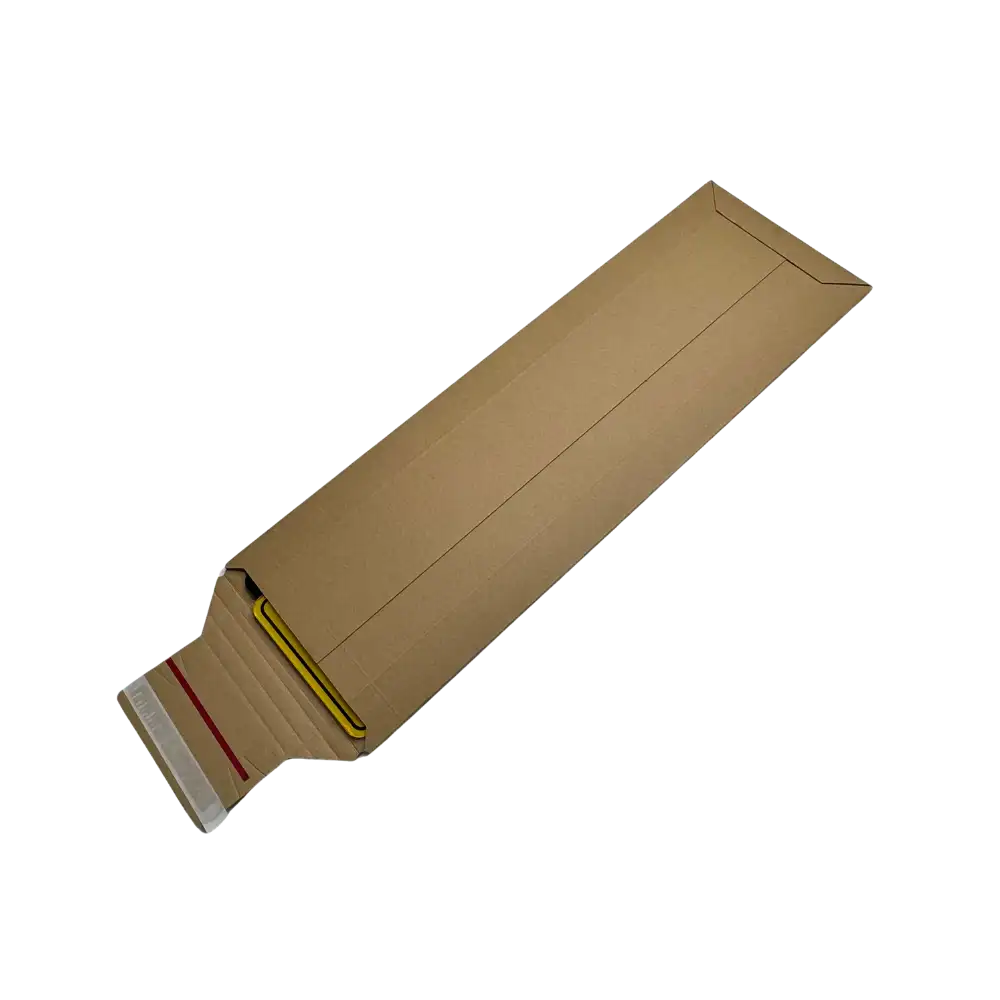 Number plate envelope with plate inside
