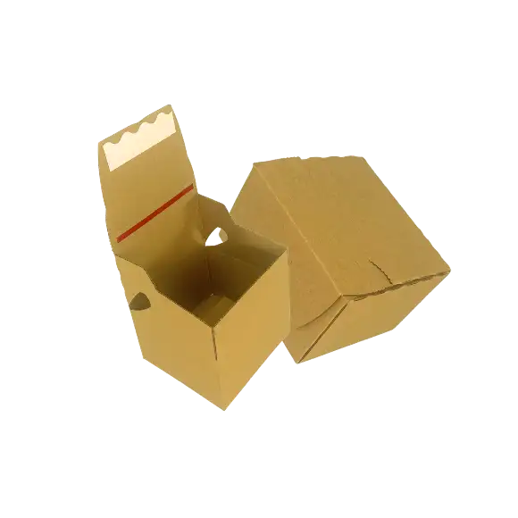 Open CLA crash lock cardboard box floating