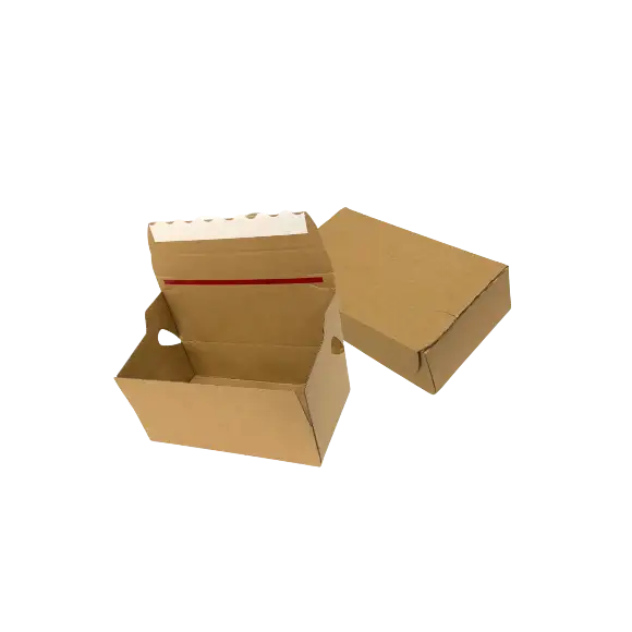 Open CLB crash lock cardboard box floating