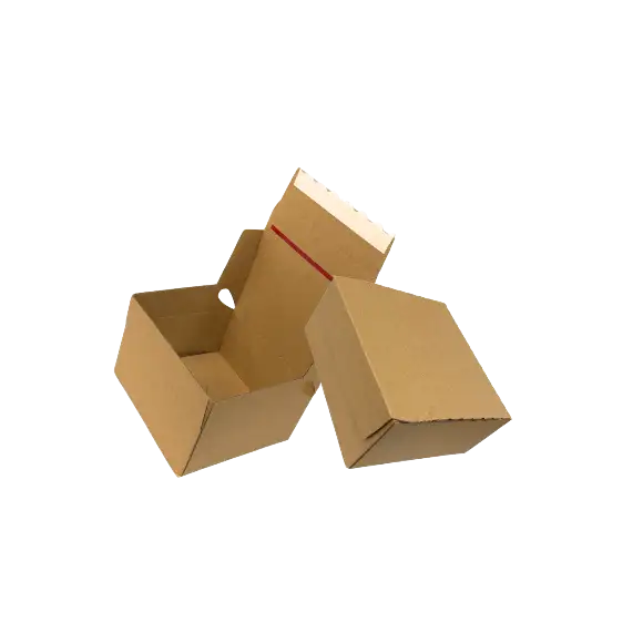 Open CLC crash lock cardboard box floating