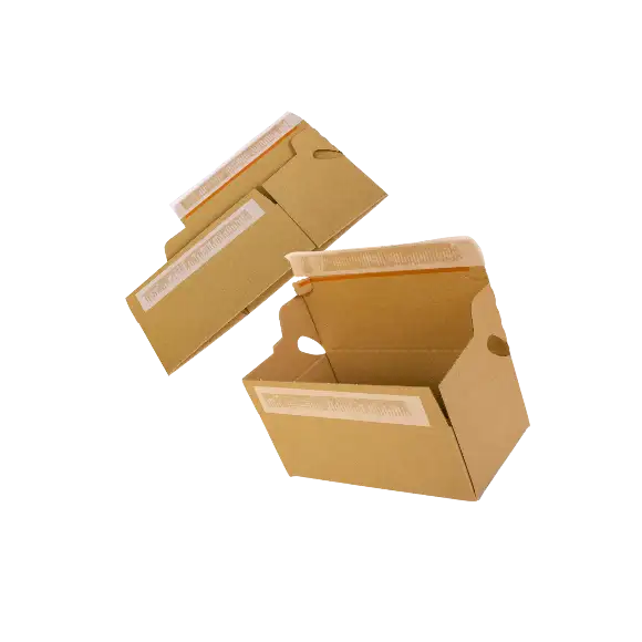 Open CLD crash lock cardboard box floating