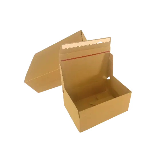 Open CLF crash lock cardboard box floating