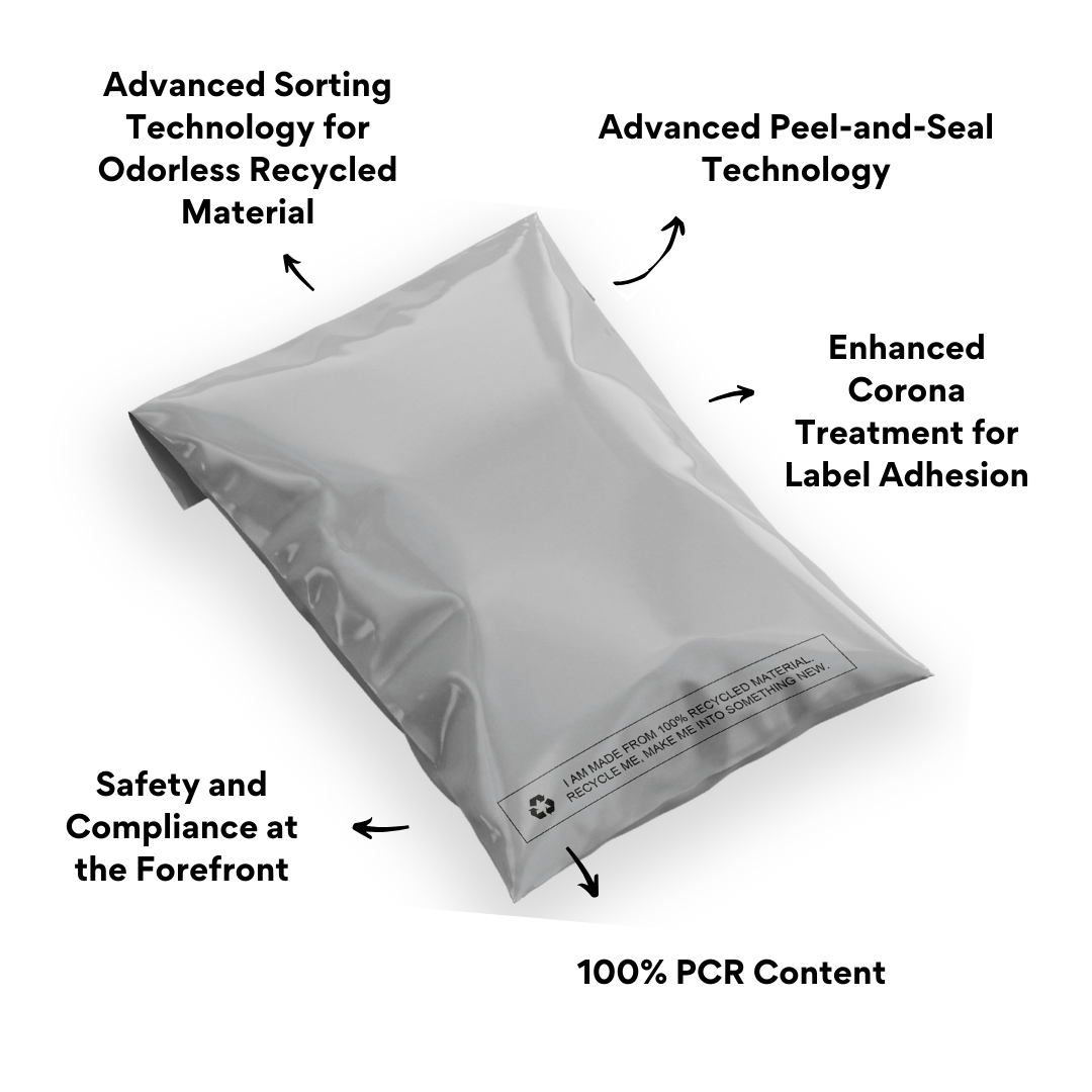 4.5x7 Grey Mailing Bags | SR Mailing 