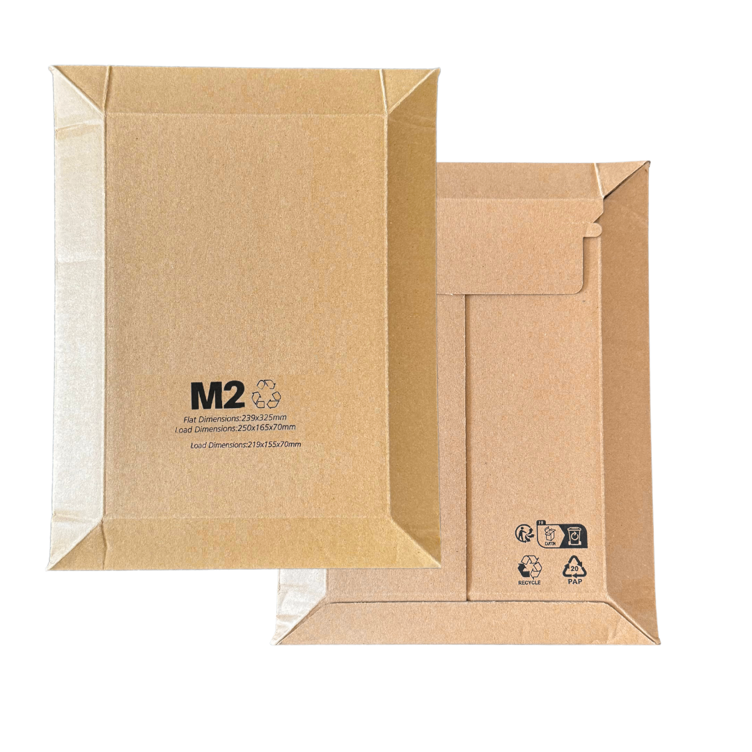 M2 Cardboard Capacity Mailer on white background