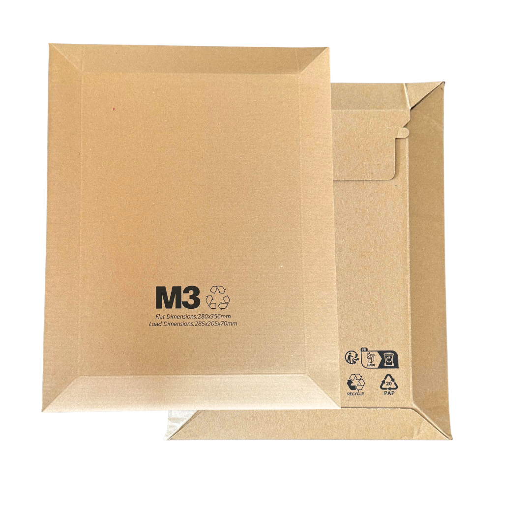 M3 Cardboard Capacity Mailer on white background