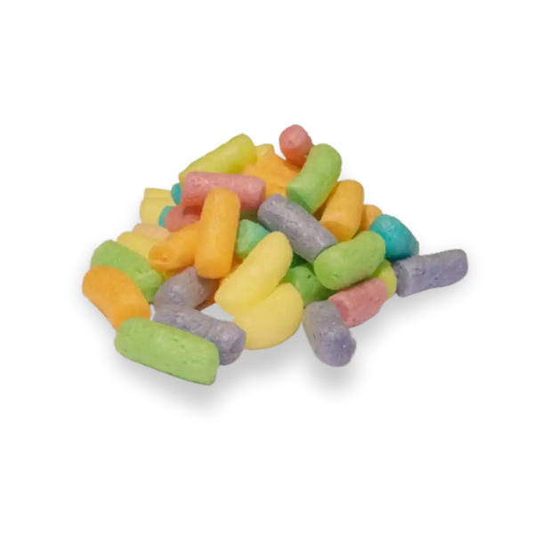 Multi coloured Packing peanuts image