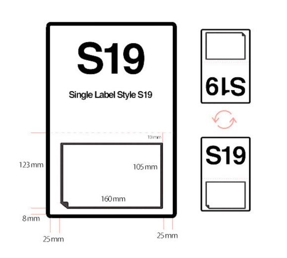 SR S19 integrated labels image