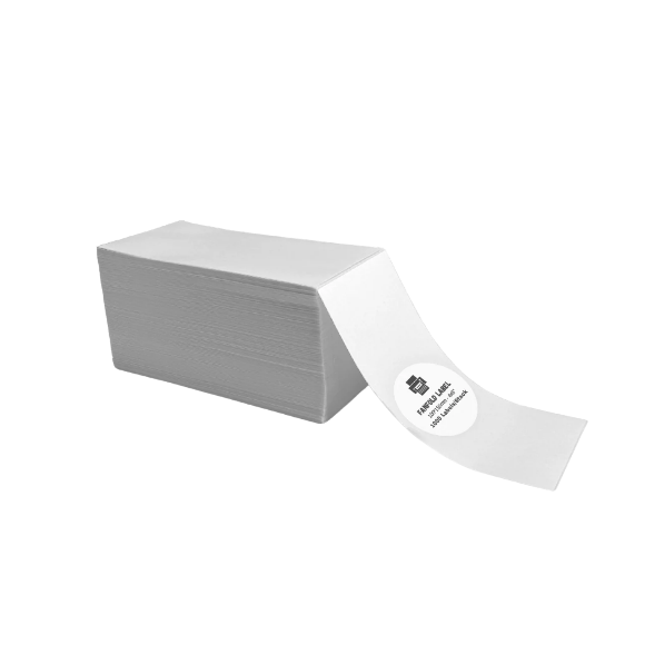 Fanfold Coreless Thermal Labels