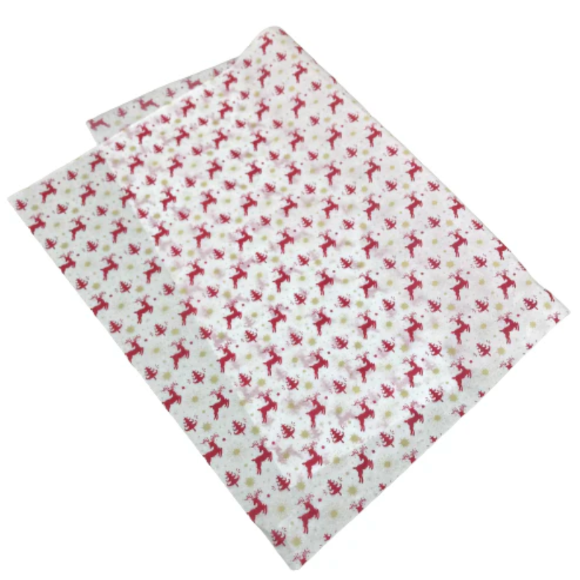 Xmas deer tissue paper