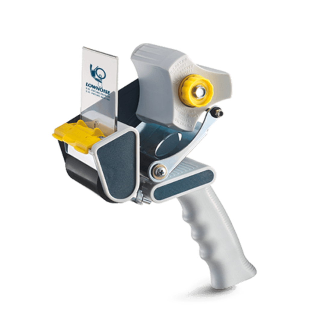 Low noise tape dispenser