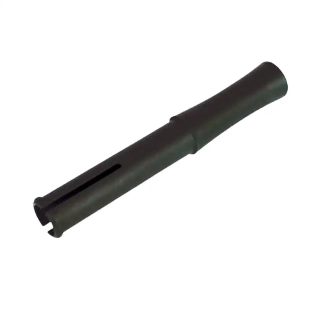 Black pallet wrap holder on a white background