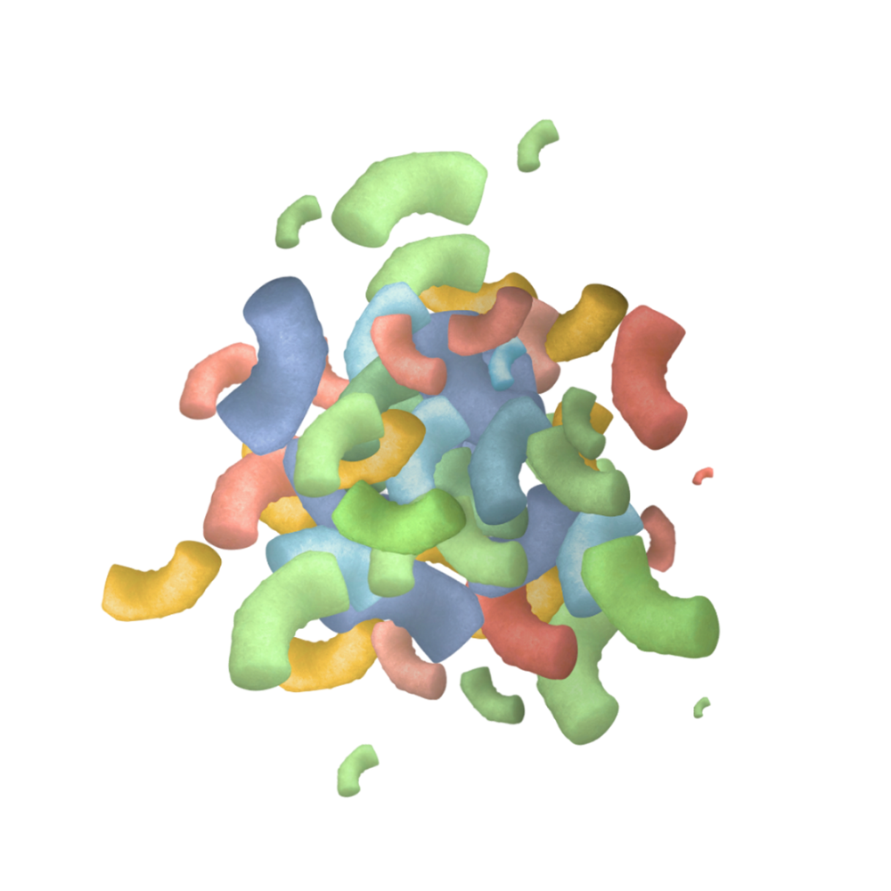 Multicoloured Packing Peanuts Main image