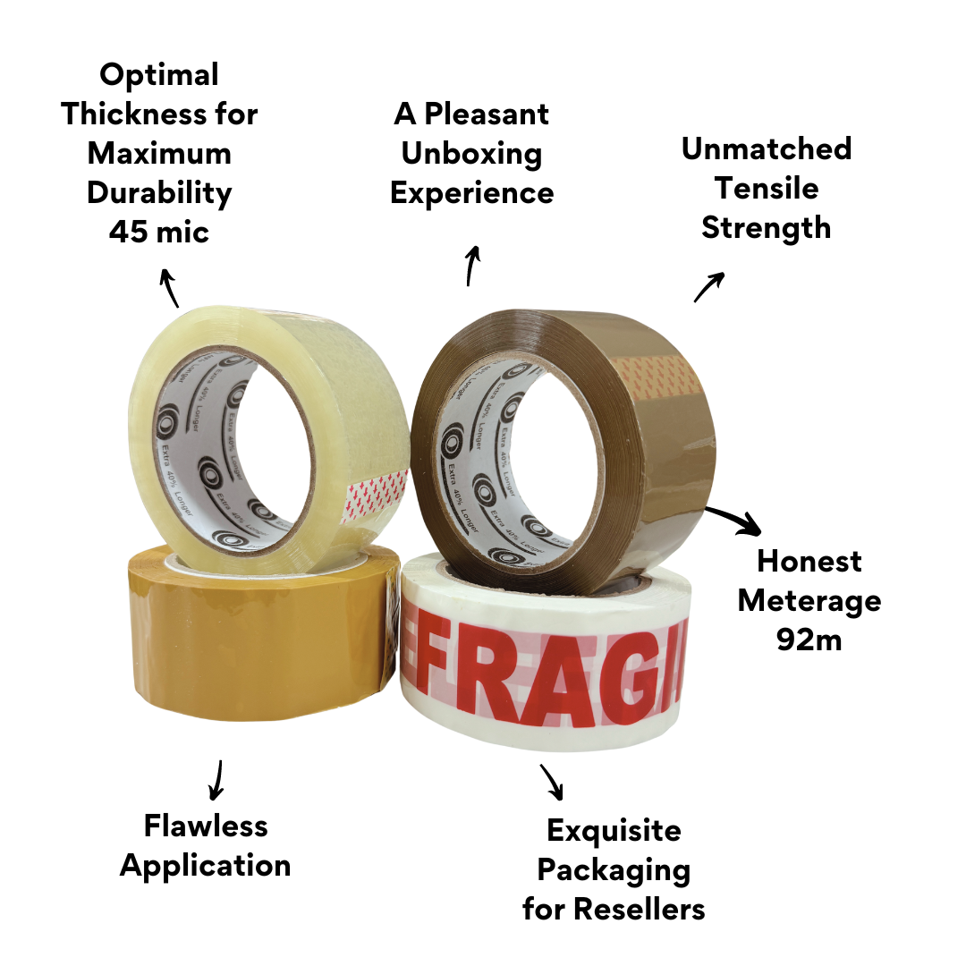 48mm X 92m (100yards) Tapes|  SR Mailing Tapes