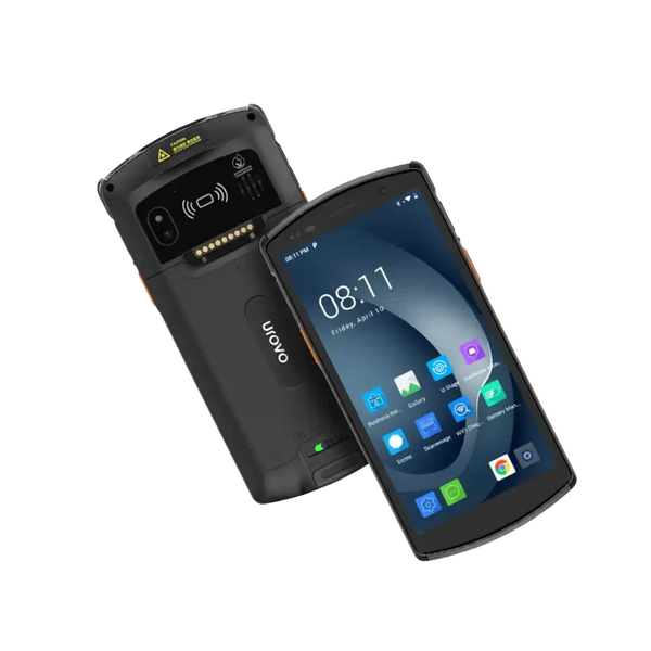 UROVO DT50 PDA for warehouse efficiency on a transparent background