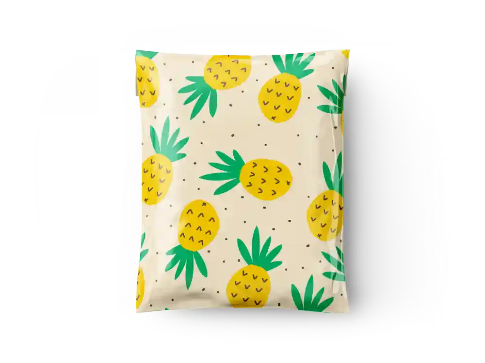 Pineapple mailing bag for bespoke packaging