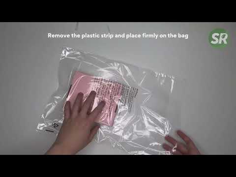 14 x 17 clear garment bag tutorial
