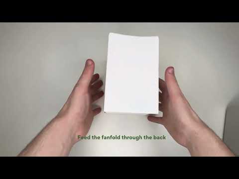 How to use fanfold thermal label printer