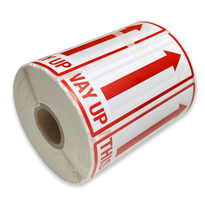 'THIS WAY UP' Label