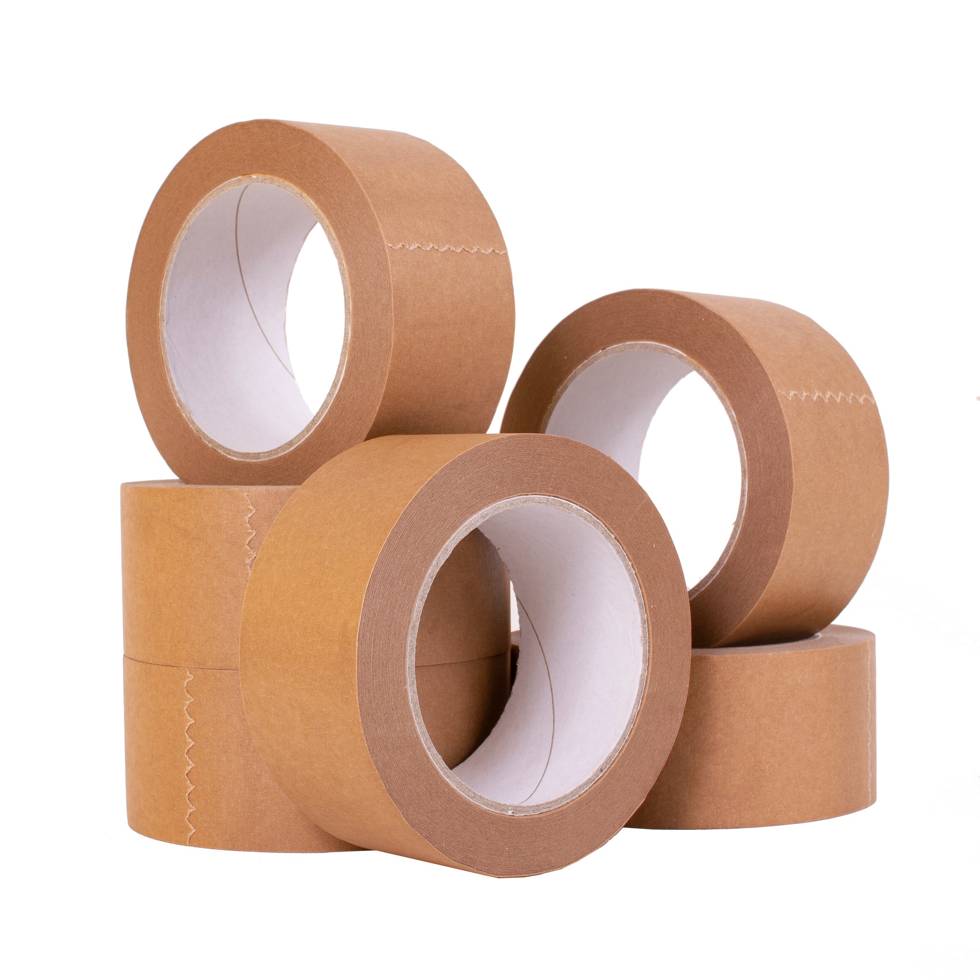 Packing Packaging Brown Kraft Paper Gummed Tape for Masking,Moving,Shipping  Cart