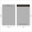 Design of Grey recycled Mail Bag 13 x 19 inches for packaging products