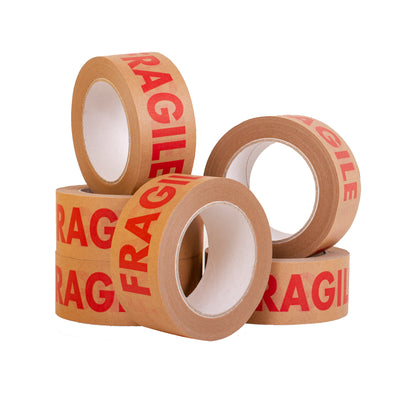 Paper Tape UK | Kraft Fragile Paper Tape