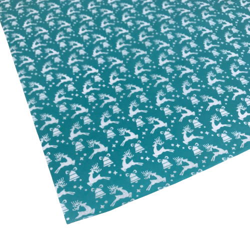 Christmas Tissue Paper 500x700mm (Elk Green)