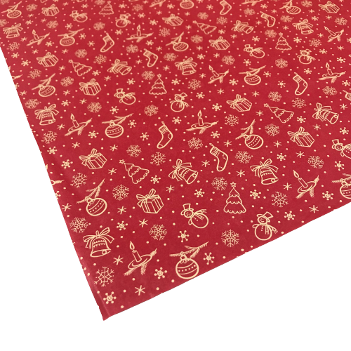 Christmas Tissue Paper 500x700mm (Elk Green)