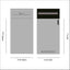 Design of Grey recycled Mail Bag 4.5 x 7 inches for packaging products