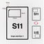 (SRL11) Single Integrated Label | SR Mailing | Sustainable eCommerce Packaging.