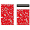 Christmas Red Recycled Mail Bag  (15x18 Inch/38.1x45.7cm)