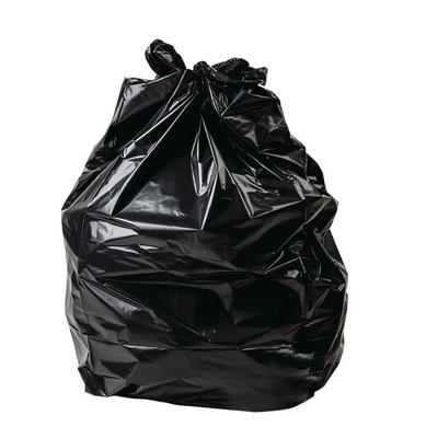 Economy Black Bin Bags 140G, 200/Box | SR Mailing | Sustainable eCommerce Packaging.